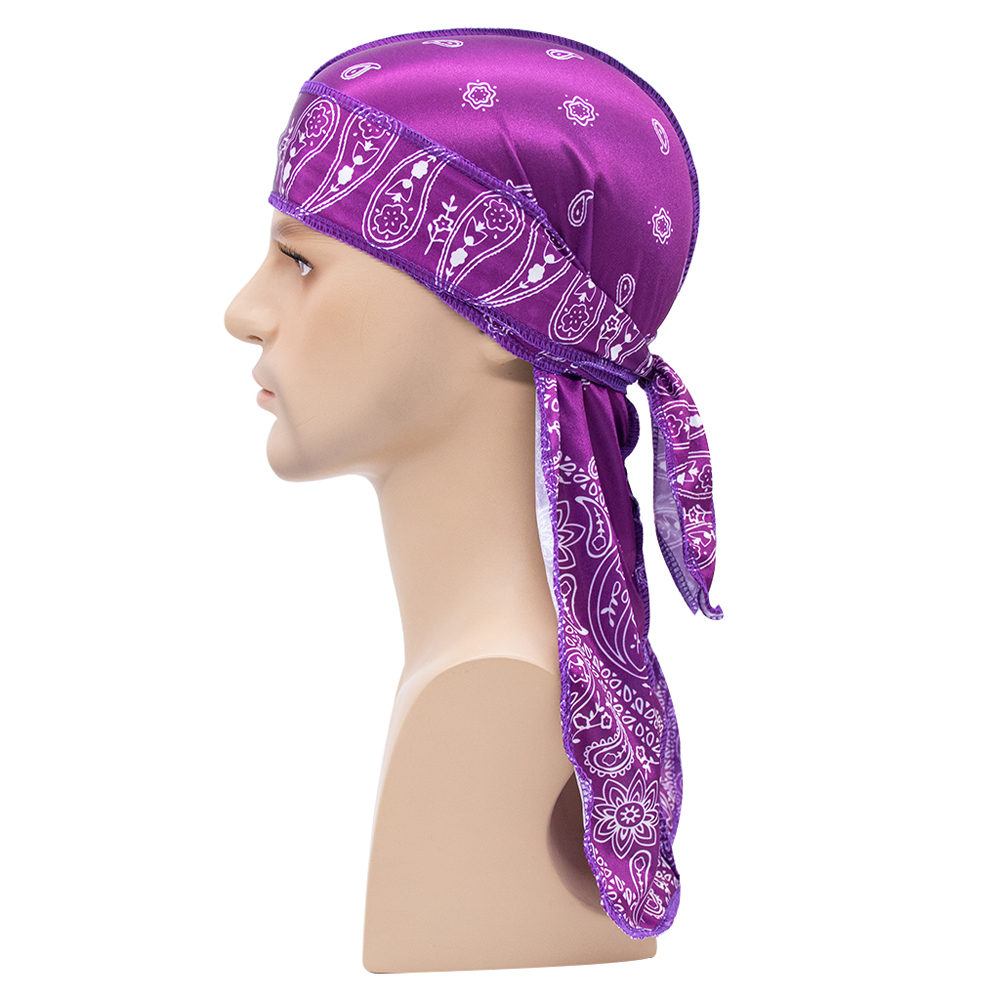 Bandana Doo Rag - Sciarpa Lunga in Seta, Unisex, Stile